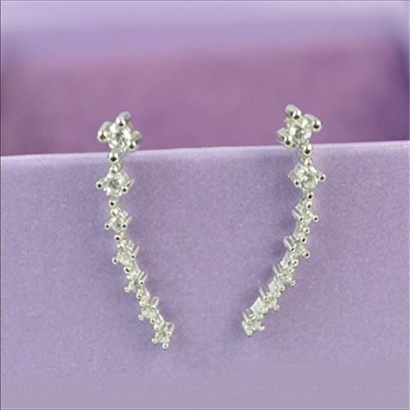 Sparkly Ear Climbers, New In Package - Picture 2 of 4